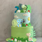 Baby Dinosaur Cake Toppers Dinosaur Cake Decorations Dinosaur Birthday Cake Toppers for Baby Shower Dinosaur Themed Birthday Party Supplies (Style 1)
