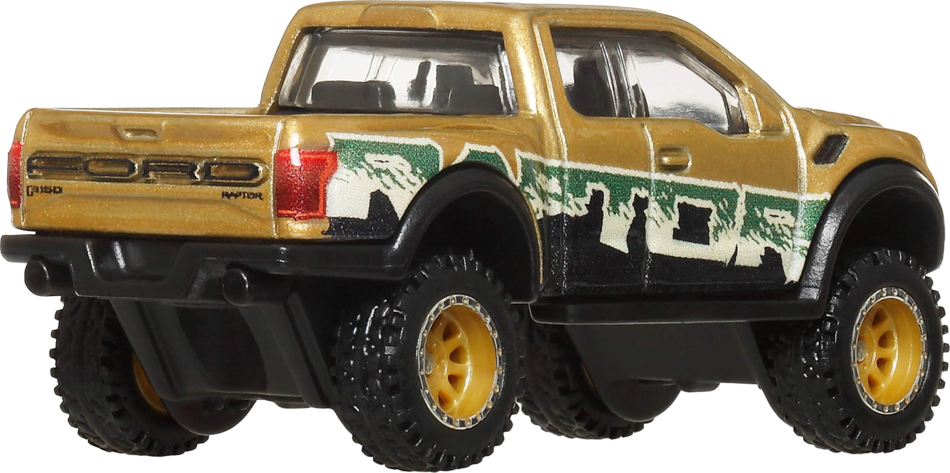 Hot Wheels Premium Car Culture Off Road 1:64 Scale Die-Cast 2017 Ford F-150 Raptor Vehicle with Real Riders Tires & Metal/Metal Body & Chassis
