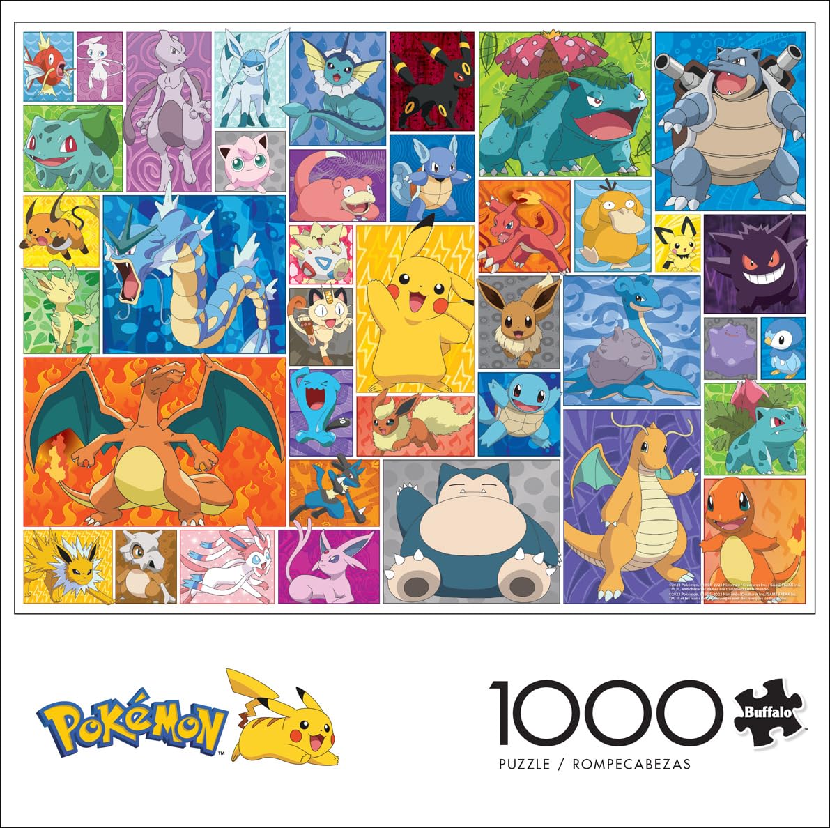 Buffalo Games - Pokémon Frames - 1000 Piece Jigsaw Puzzle for Adults