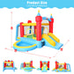 WELLFUNTIME Inflatable Bounce House with Blower, 9 in 1 Kids Bouncer