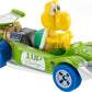 Hot Wheels Mario Kart Toy Vehicle, 1:64 Scale Die-Cast Replica with a Favorite Character, Optimized for Track Racing or Stunting (Styles May Vary)