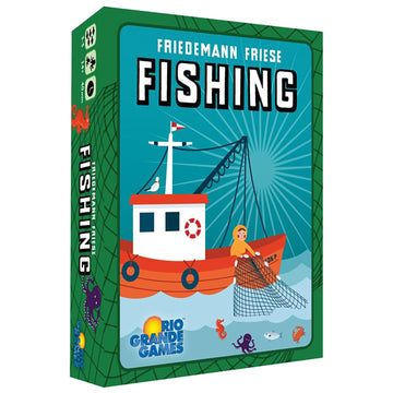 Rio Grande Games Fishing Trick Taking Card Game, Ocean Strategy & Card Drafting, Ages 14+, 3-5 Players, 30-60 Mins