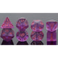 Critical Role: Vox Machina: Adventure Dice - Scanlan Shorthalt - 8pc RPG Set, Purple & Red, Character Symbols, Collectible Roleplaying Game Accessory