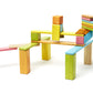 24 Piece Tegu Magnetic Wooden Block Set, Tints, 1-99 years old