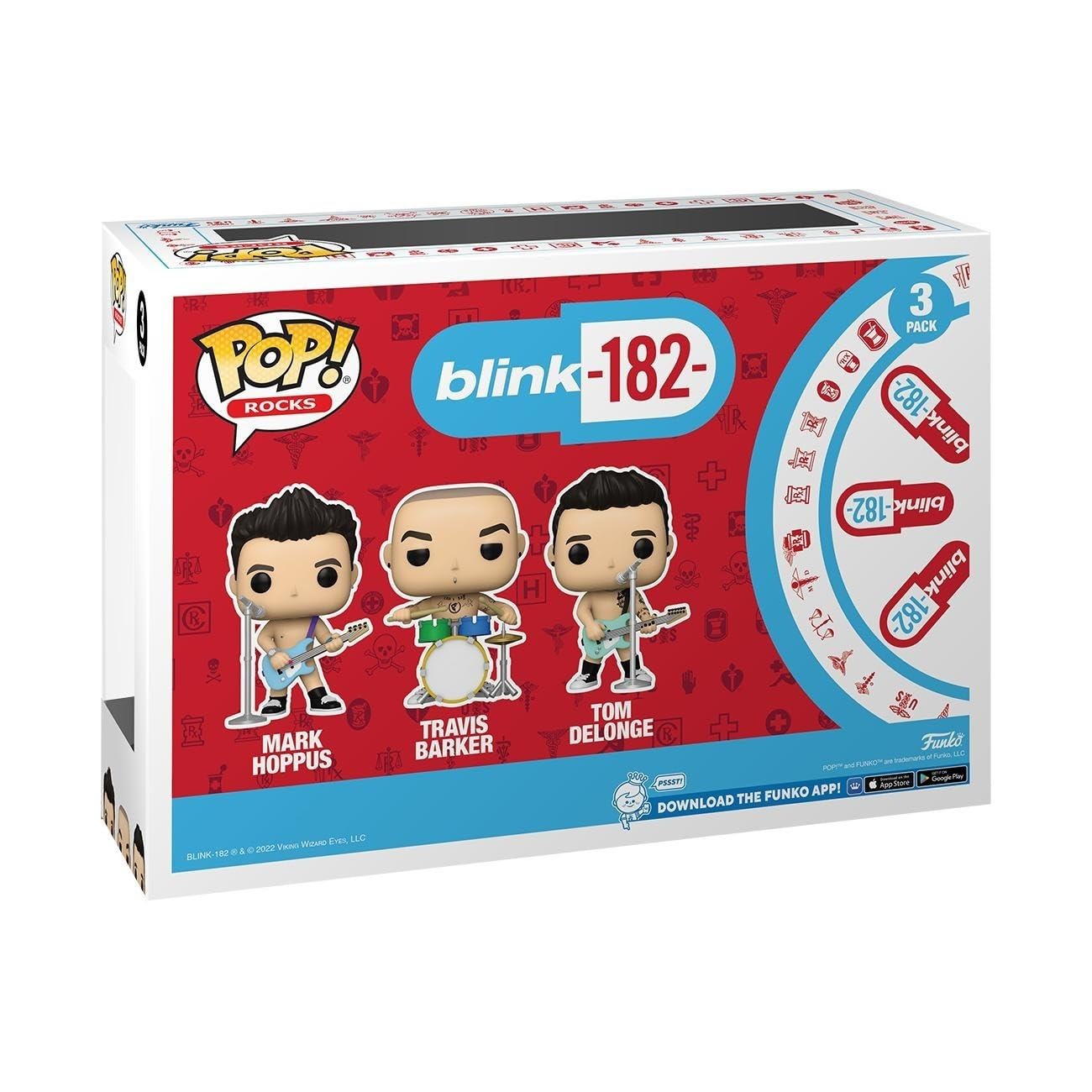 Funko Pop! Rocks: Blink-182, 3 Pack