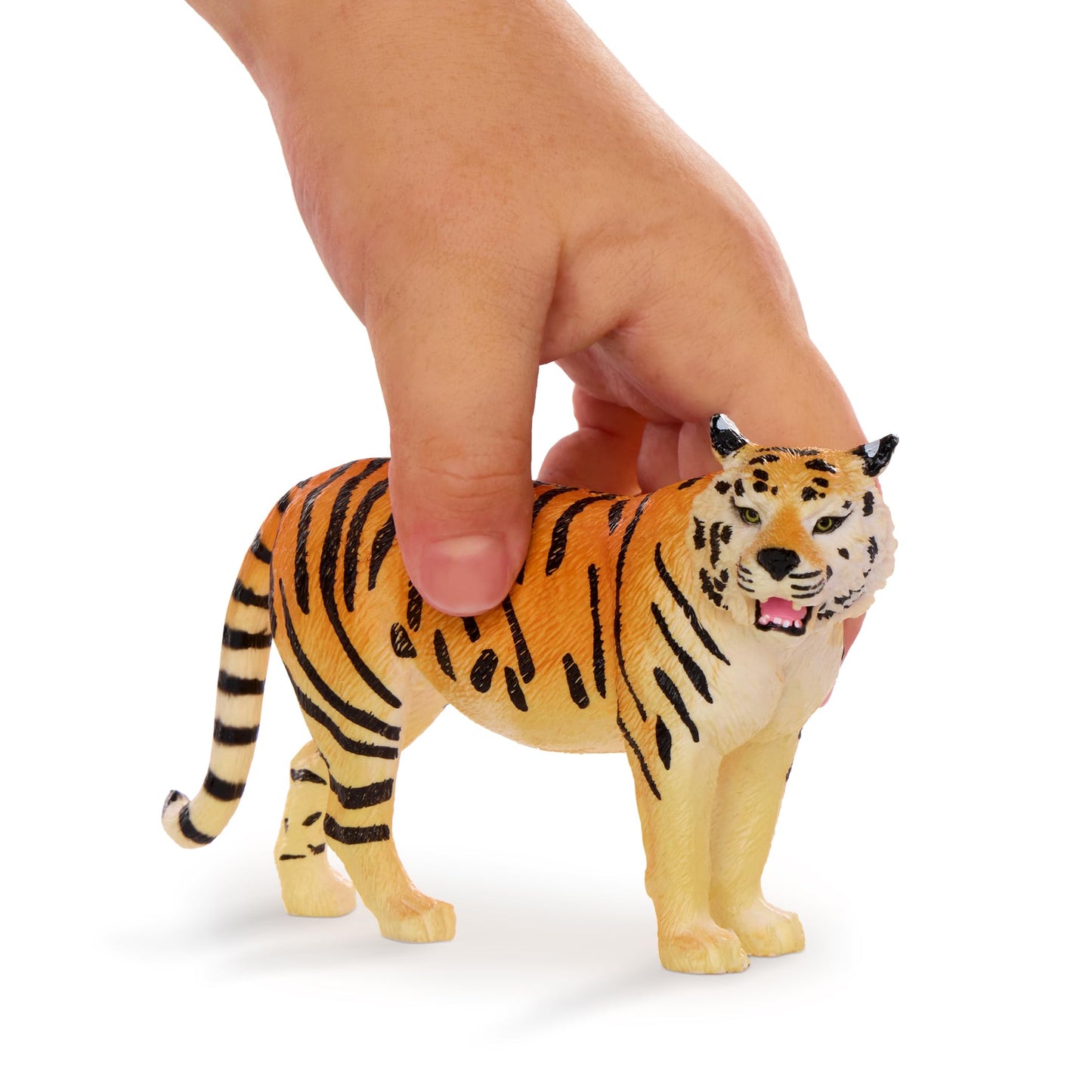 Terra by Battat Tiger Family Animal Figures, 4-Piece Safari Set, Animals