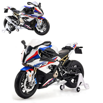 HTLNUZD 1:9 Racing Motorcycle Car Model S1000RR Adult Die Cast Collection Decoration Gift