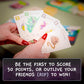 Unstable Games Happy Little Dinosaurs Board Game - Funny Card Game for Adults and Kids - Family Board Games for 2-4 Players, Ages 8 and Up, From