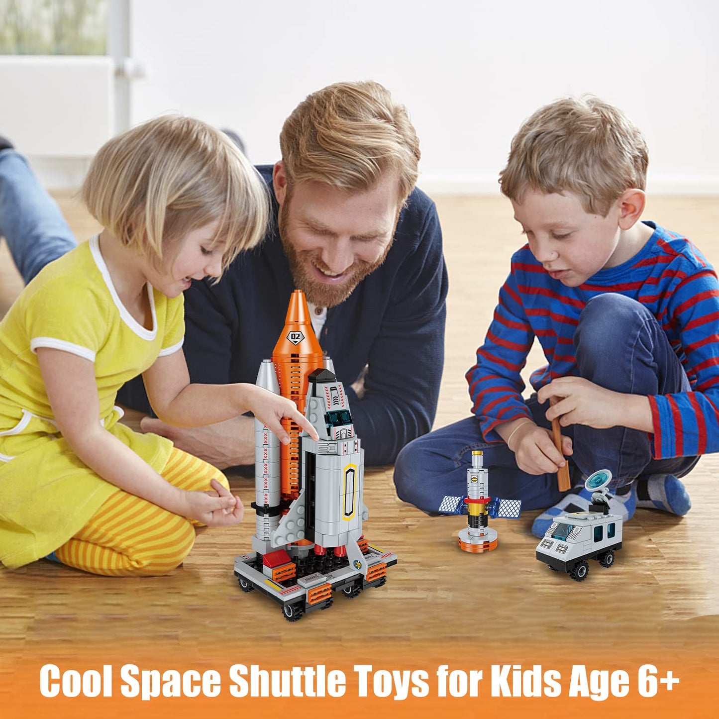 AESGOGO STEM Space Toys for 6 7 8 9 10 11 12 Year Old Boys Girls, Space Shuttle Rocket Launch Center Building Sets Toy Kits, Best Gifts for Kids Ages