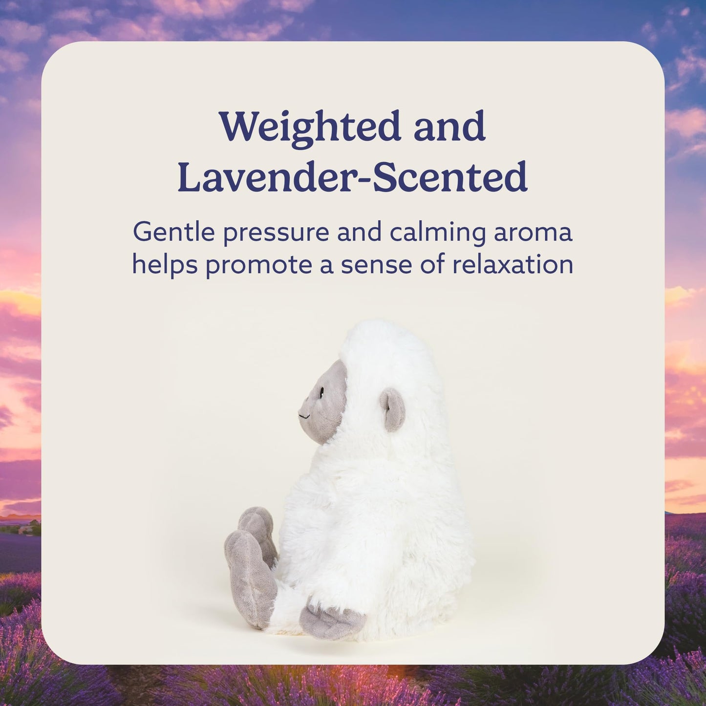 warmies Microwavable & Weighted Stuffed Animals, Yeti - Heated Stuffed Animal Plushie for Warmth & Comfort - Cute Soft Plush Toys for Adults