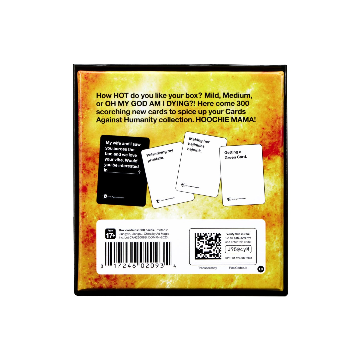 Cards Against Humanity: Hot Box • 300-Card Expansion • Most Recent one