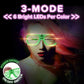 M.best 4 Pack LED Glasses 4 Colors Light Up Glasses Glow In The Dark Party Supplies Favor for Kids Adult Birthday,Raves,Halloween,Christmas, New Year