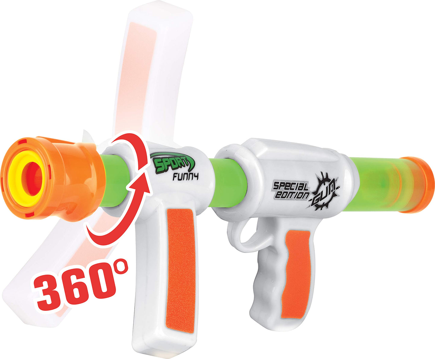 Kiddie Play Atomic Power Popper Gun Ball Shooter with Foam Balls for Kids