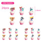 25Pcs Super Kitties Birthday Party Supplies Pack Includes 1 Cake Topper 24 Cupcake Toppers for Super Kitties Party Supplies