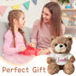 aoemgnj Personalized Teddy Bear with Custom Embroidered Name, 10/12/16 Inch Soft Plush Stuffed Animal, Valentine's Day Birthday for Girlfriend