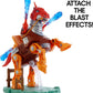 Masters of the Universe Origins Stridor Action Figure, 7 in Tall Robot Horse with Projectile Launcher, 3 Plasma Blasts, Helmet & Bridle with Cord