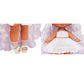 Na Na Na Surprise Sweetest Gems April Sparkles 7.5" Fashion Doll Diamond Birthstone Inspired with White Hair, Ruffle Satin Dress & Brush, Poseable
