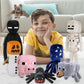 XSLWAN 8Pack Snow Golem Plush, Enderman Plush, Baby Wolf, Baby Pig, Spider, bat, Skeleton Shooter, Squid Stuffed Animals Toys?Great Gift for Children