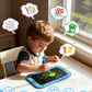 UZAHSK 8 Inch LCD Writing Tablet for 3-8 Year Olds - Electronic Drawing Pad and Doodle Board as Educational Birthday Gifts for Girls and Boys
