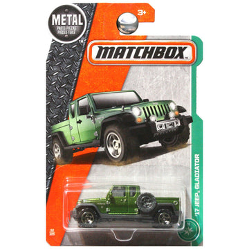 Matchbox 2017 MBX Explorers '17 Jeep Gladiator 92/125, Green