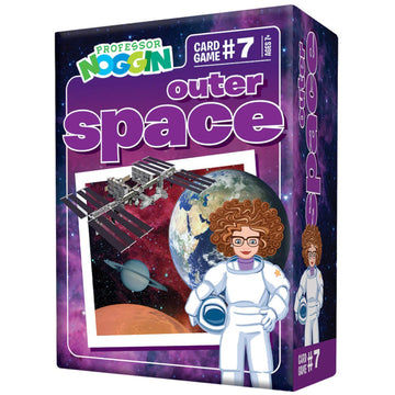 Outset Media Professor Noggin's Outer Space Trivia Card Game - an Educational Based Card Game for Kids - Trivia, True or False, and Multiple Choice