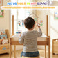 ZMLBTF Sand and Water Table for Toddlers, Wooden Activity Sensory Table