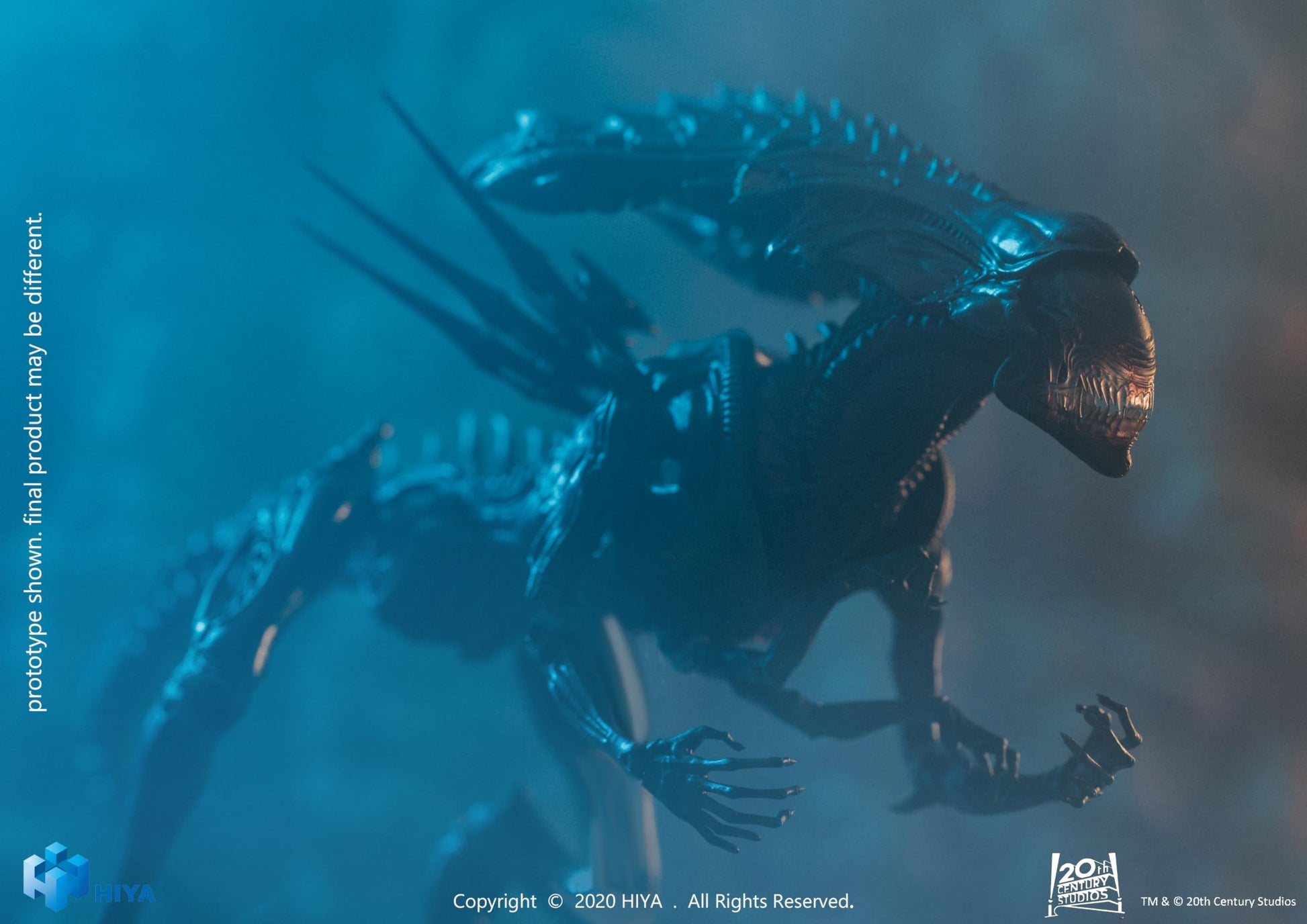 Hiya Toys Exquisite Mini Series 1/18 Scale 5 Inch AVP Battle Damage Alien Queen Action Figure Multicolor
