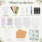 Suziko Professional Flower Press Kit 6 Layers 6.3 x 8.3 inch, Flower Pressing Kit for Adults Kids, Leaf Press,Great Gift Valentine's Day