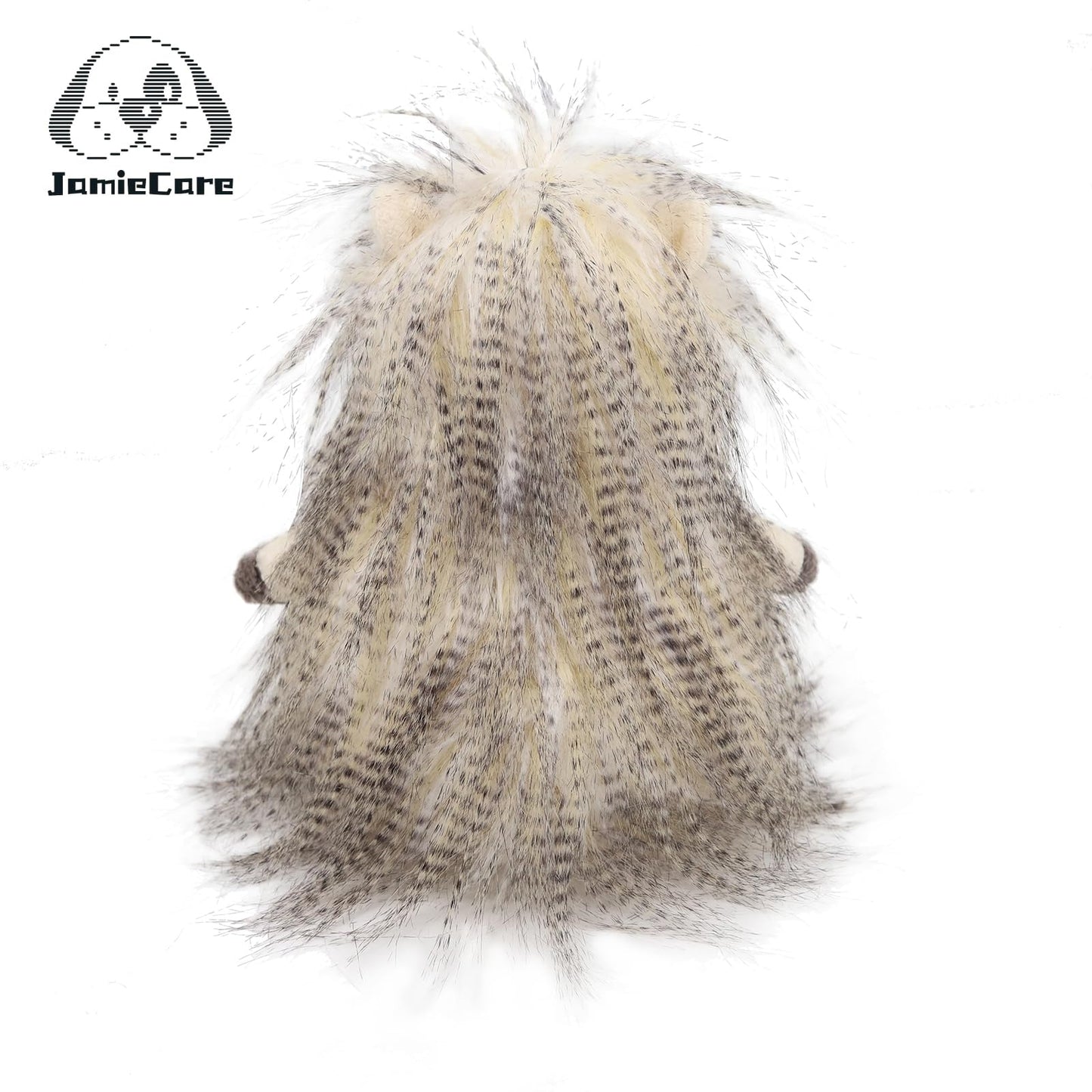 JamieCare 10''Lovely Cute Hedgehog Plush Soft Animal Toys,Cartoon Gifts Comfortable Bedroom Decation,Birthday Halloween Presents Boy,White