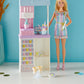 Barbie Careers Playset, Ice Cream Shop Set with Blonde Fashion Doll, Ice Cream Machine, Molds, Dough & Accessories