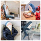 XIYUAN 39.3-Inch SharkPlush Toy Giant SharkStuffed Animal Soft SharkPillow Cushion Shark Plush Pillow Chubby Stuffed Shark Toy Bedtime Gift Throw