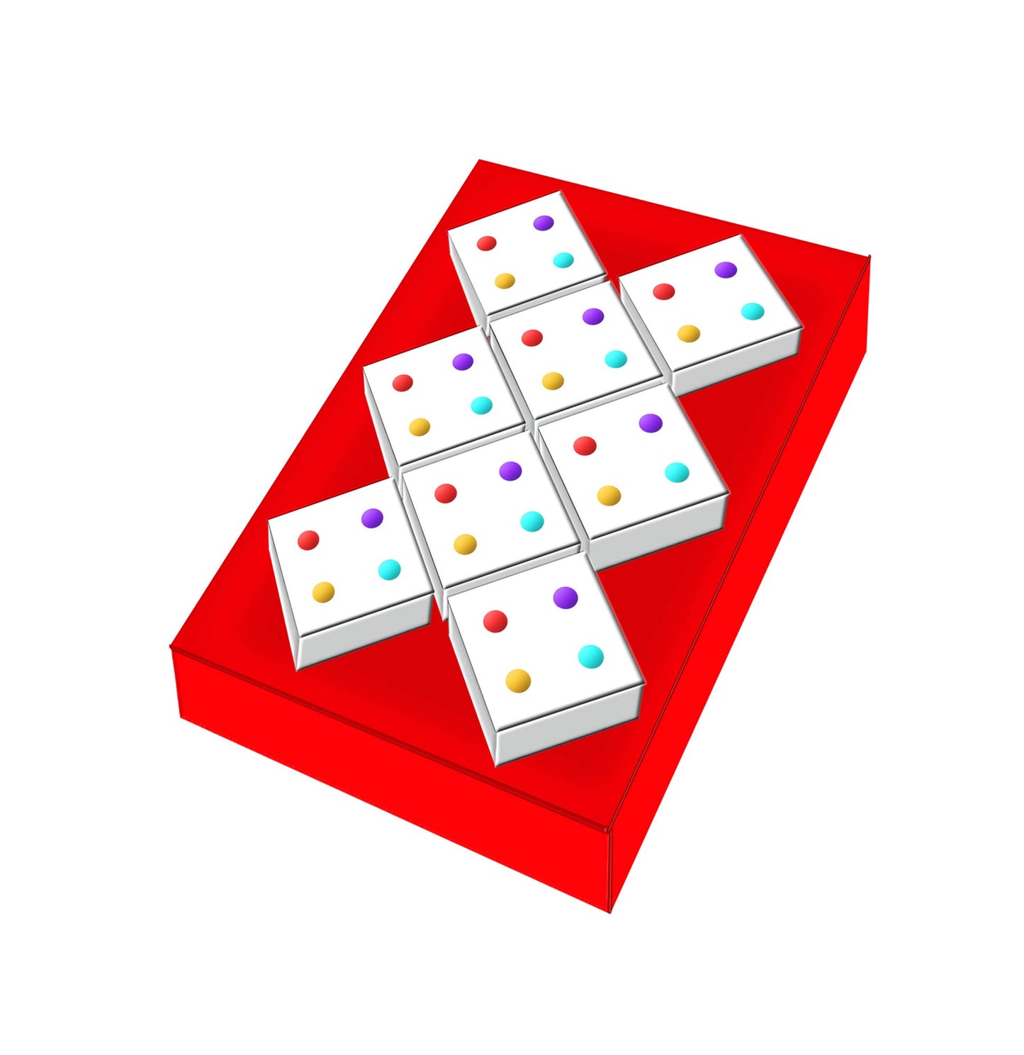Brainwright Dot to Dot - The Connect-The-Spots Puzzle, 8 Pieces, Ages 8+