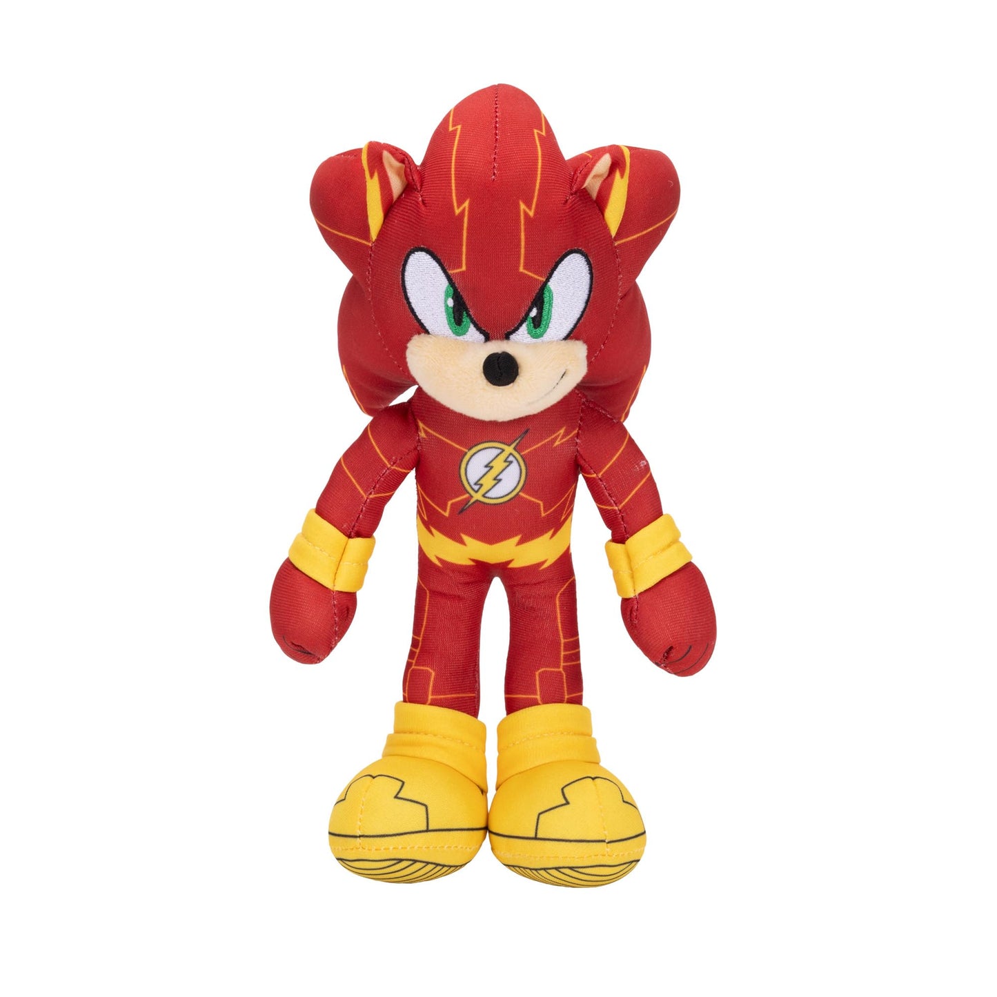 Sonic The Hedgehog DC Comics Sonic as The Flash and Silver as Green Lantern 9” Plush 2-Pack