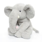 WEIGEDU Huggable Elephant Plush Toy Stuffed Animal, Gray, 13 inch