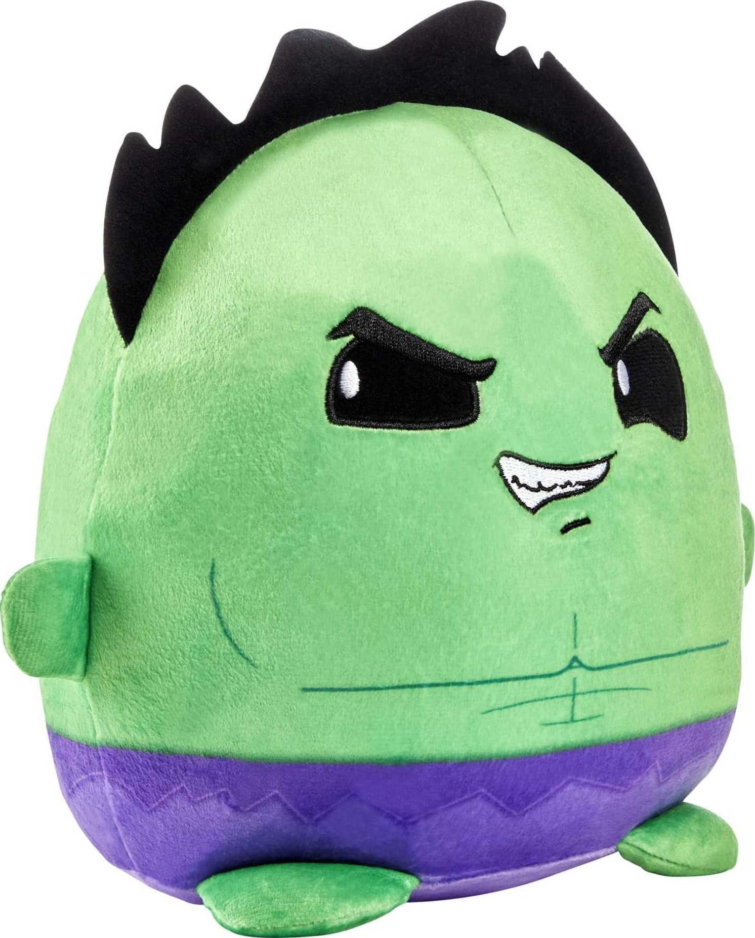 Marvel Cuutopia 10-inch Hulk Plush Character, Super Hero Soft Rounded Pillow Doll, Collectible Gift for Kids & Fans Ages 3 Years Old & Up