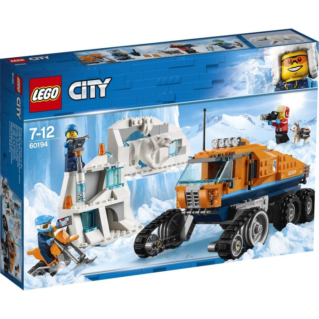City Arctic Expedition Scout Truck Toy, Explorer Vehicle Building Sets