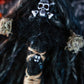Nosadi Voodoo Doll Real Handmade Creepy Dolls Set Horror Voodoo Supplies Skull Witches Poppet for Halloween Birthday Christmas Party Gift Decoration