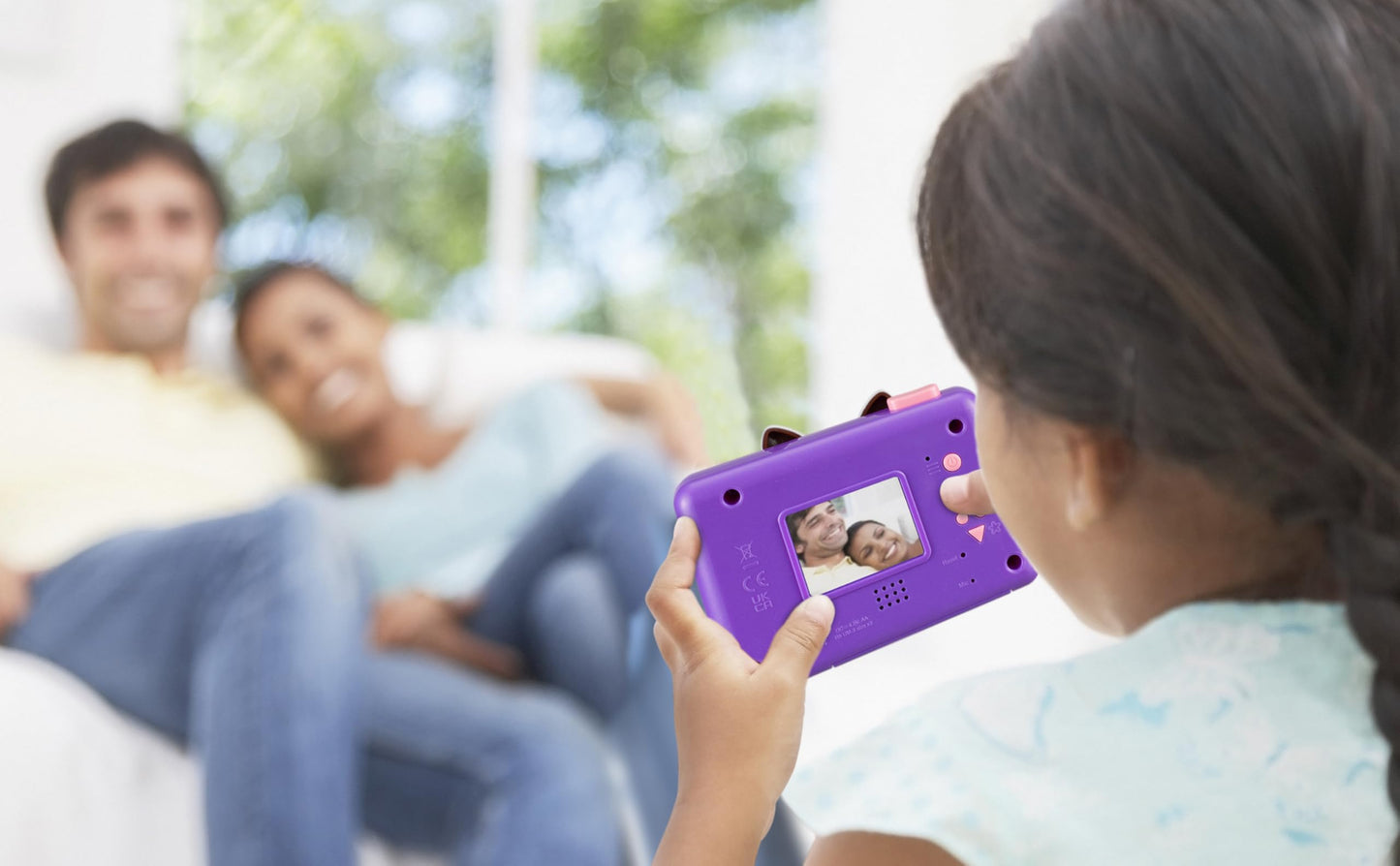 ekids Gabbys Dollhouse Kids Camera with SD Card, Digital Camera for Kids with Video Recording, Built-in Digital Stickers for Fans of Gabbys Dollhouse