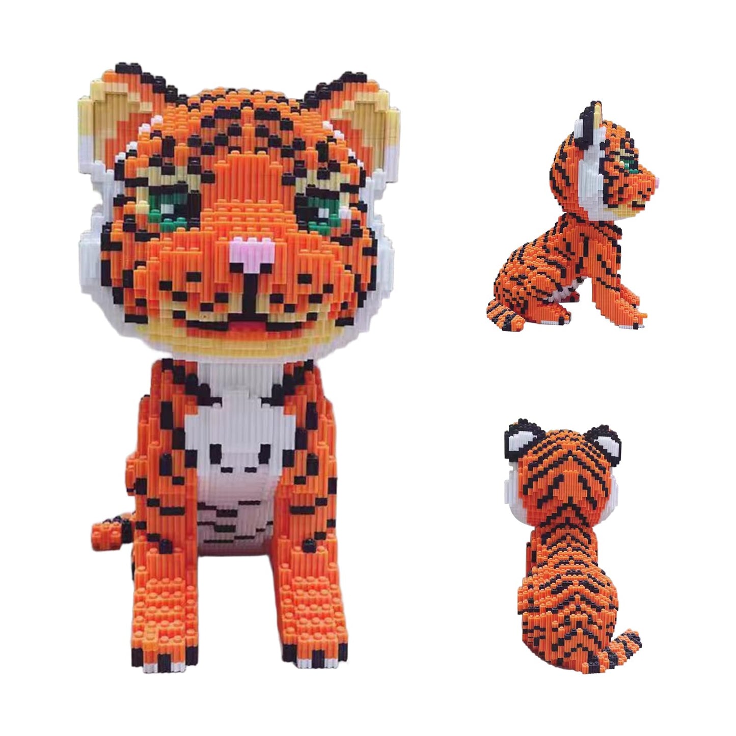 APENGBAOL Creator Tiger Building Set, Tiger Micro Building Blocks for Boys Age 8-12,Cat Mini Blocks Sets for Kids,Boys & Girls 8 Plus Years Old?6488