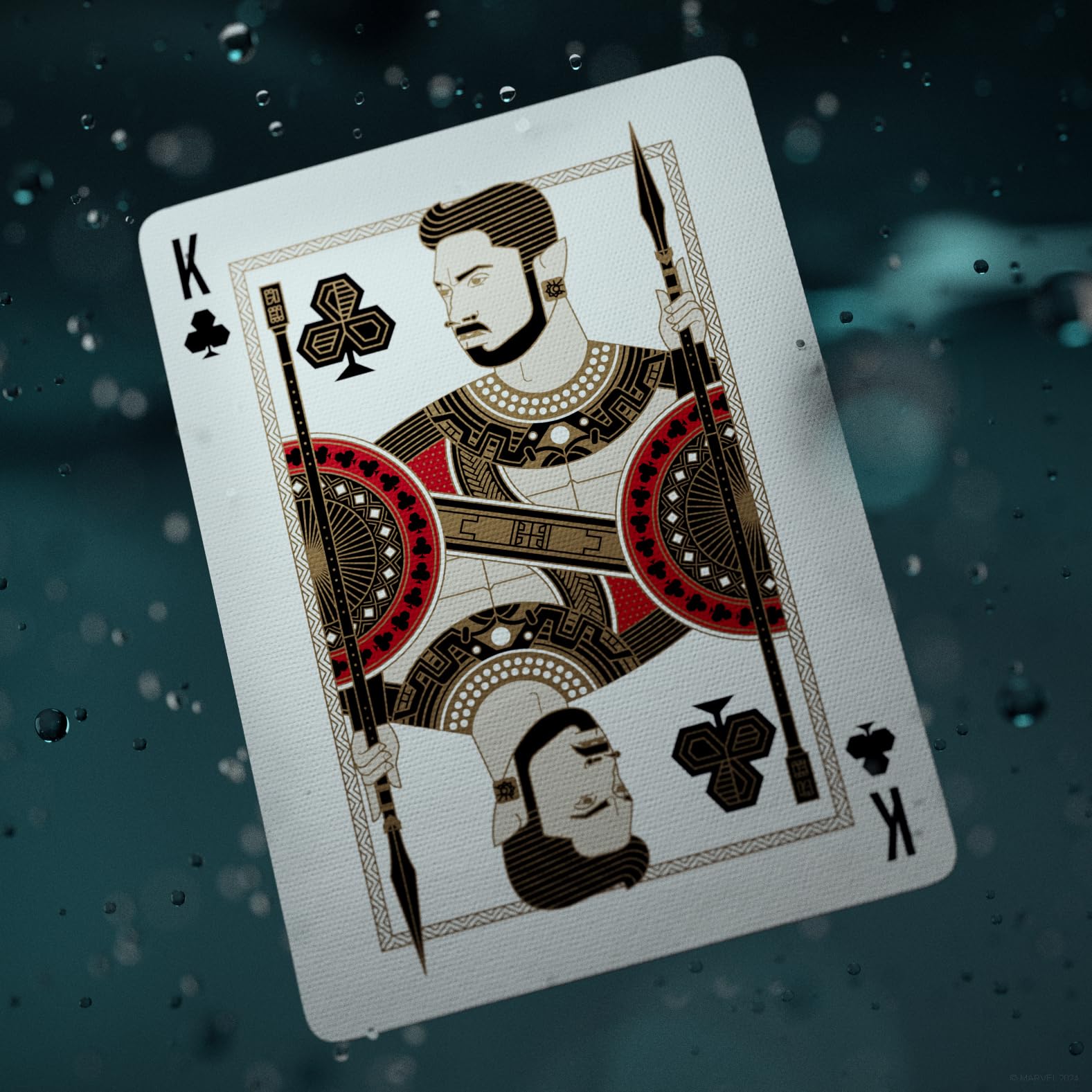 theory11 Black Panther Premium Marvel Playing Cards, Poker Size Standard Index, Foil Playing Cards