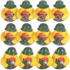 One Dozen (12) Camoflage Rubber Duck Party Favors
