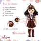 Emily Rose 14 Inch Doll Girl Scout Brownie Uniform 5-PC Playset | Officially Licensed by Girl Scouts of The USA | American Brand - Gift Boxed | Doll