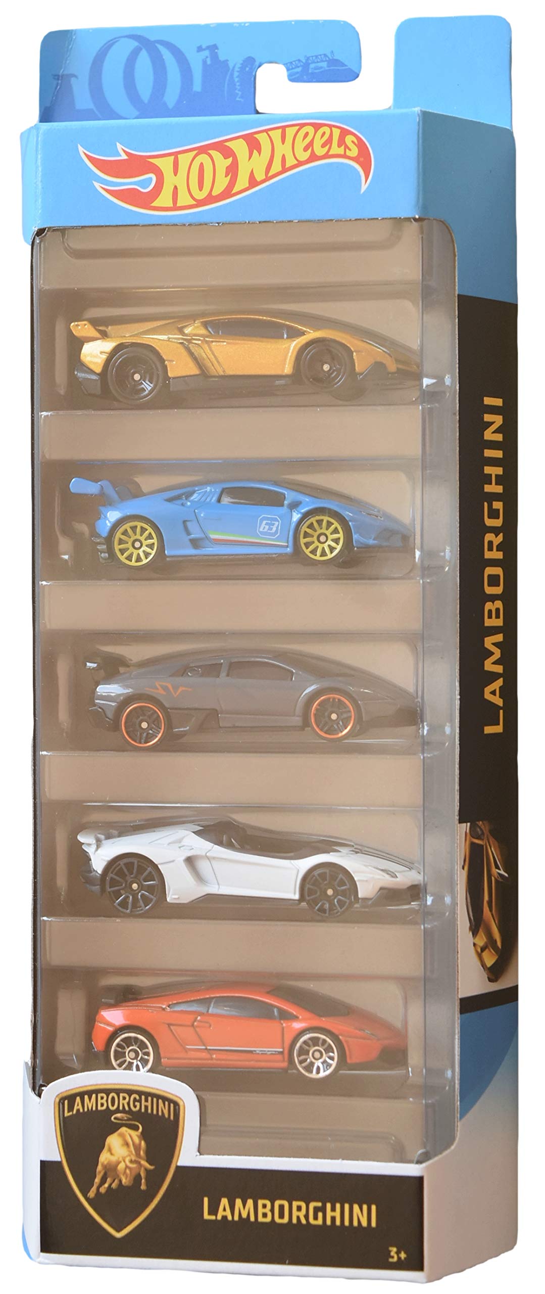 Mattel Hot Wheels Lamborghini 5 Pack