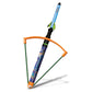 Geospace Pump Rocket Air Archer Air-Powered Bow and Rocket Set with EZ-Pull Bungee Power (1 Launcher, 3 Rockets and 4 Darts)