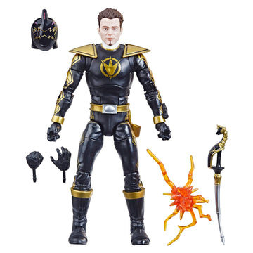 Power Rangers Lightning Collection Dino Thunder Black Ranger 6-Inch Premium Collectible Action Figure Toy with Accessories, Ages 4 and Up