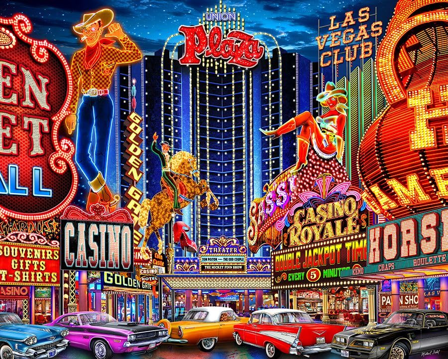 Springbok Viva Las Vegas 1000 Piece Jigsaw Puzzle for Adults