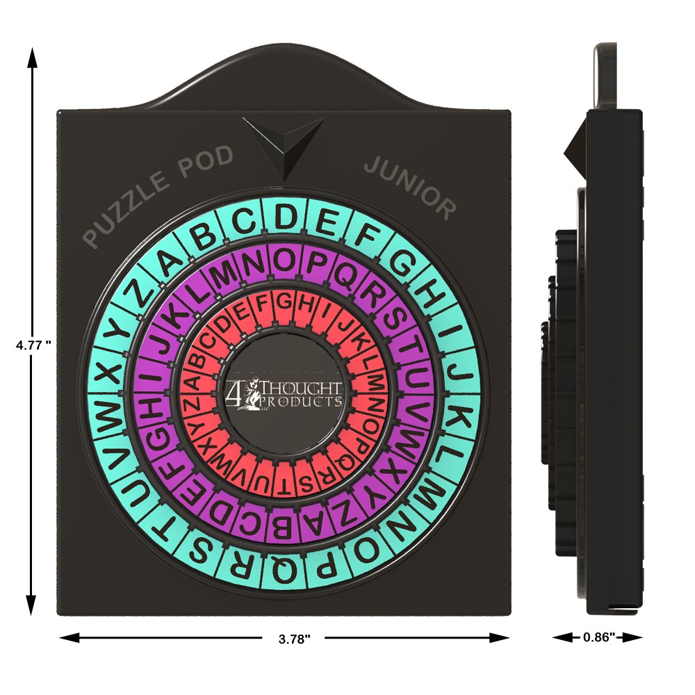 Puzzle Pod Junior - Gift Card Puzzle Box, Cash and Gift Card Holder, Brain Teaser Money Puzzle