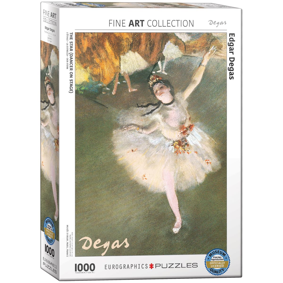 EuroGraphics Ballerina by Degas 1000 Piece Puzzle