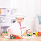 Melissa & Doug Chef Costume, Pretend Play Dress Up Set (8-Pc) Chef's Jacket, Hat, & Accessories, Role Play Toys for Kids 3+