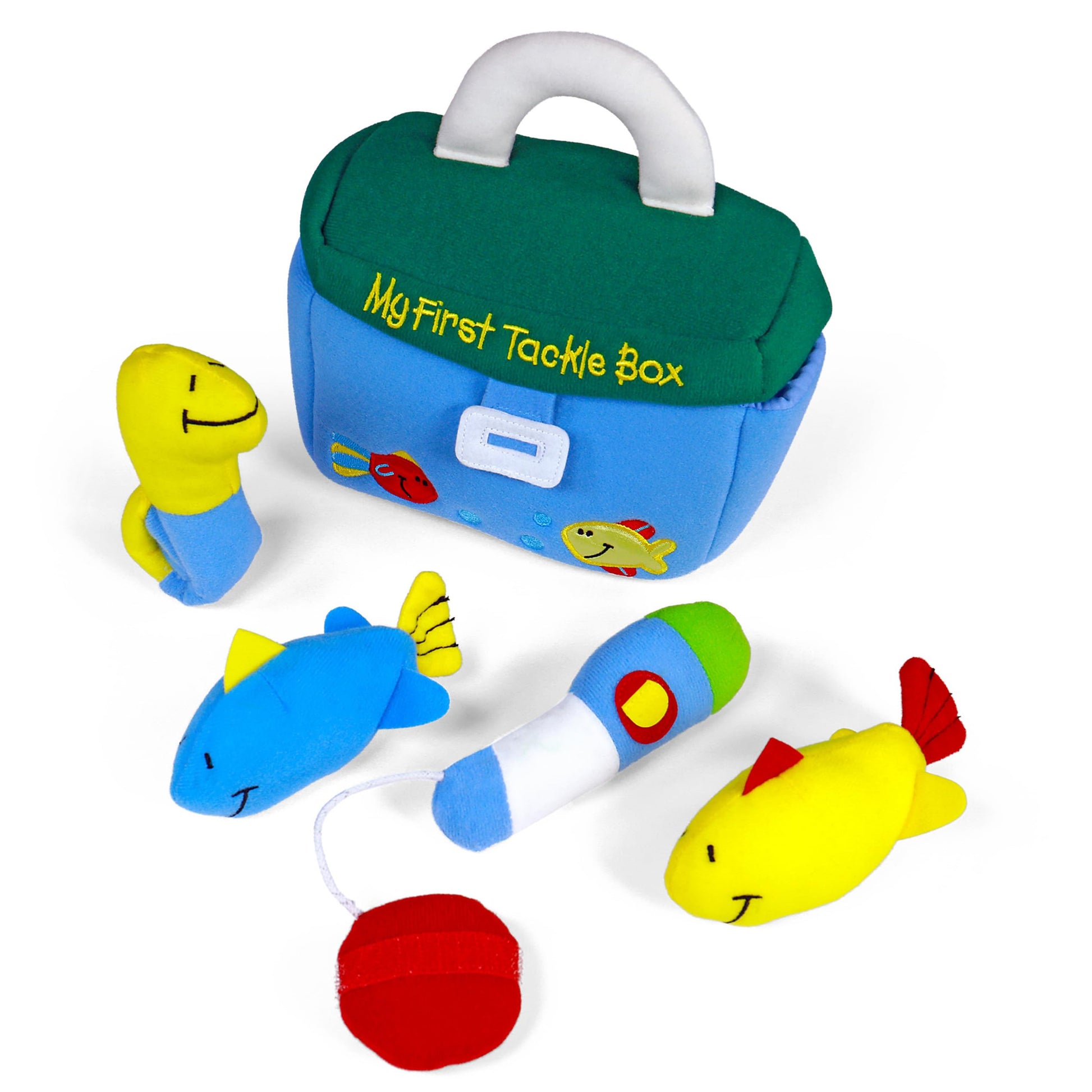 GUND Baby My First Tackle Box 5-Piece Sensory Plush Toy Playset for Babies
